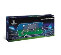Mondo Toys - CHAMPIONS LEAGUE - Set 2 porte da calcio per bambini con rete - palla mini inclusa - 28810
