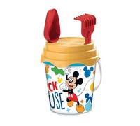 Mondo Toys Disney Mickey Mouse Bucket Set, Set Mare Renew Toys con Secchiello, Paletta, Rastrello, Setaccio, Formina, Annaffiatoio Inclusi, 18535
