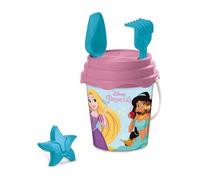 Mondo Toys Disney Princess Bucket Set, Set Mare Renew Toys con Secchiello, Paletta, Rastrello, Setaccio, Formina, Annaffiatoio Inclusi, 28415