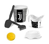 Mondo Toys F.C. Juventus Bucket Set, Set Mare Renew Toys con Secchiello, Paletta, Rastrello, Setaccio, Formina, Annaffiatoio Inclusi, 28627