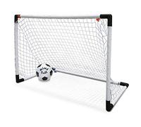 Mondo Toys - Goal Post Mini - Set 1 Porta da Calcio per Bambini con Rete - Pallone Mini Ball INCLUSO - colore bianco / nero - 18017