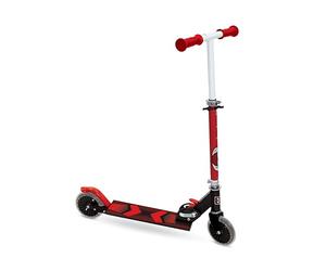 Mondo Toys - MILAN ALU SCOOTER Monopattino 2 ruote pieghevole in alluminio con pedana extra grip e manubrio regolabile per bambini - 28763