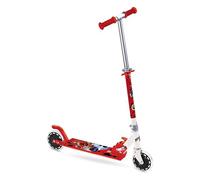 Mondo Toys - MIRACULOUS ALU SCOOTER Monopattino 2 ruote pieghevole in alluminio con pedana extra grip e manubrio regolabile per bambini