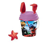 Mondo Toys Miraculous Bucket Set, Set Mare Renew Toys con Secchiello, Paletta, Rastrello, Setaccio, Formina, Annaffiatoio Inclusi, 28407