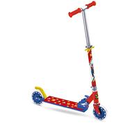 Monopattino Super Mario Per Bambini 2 Ruote Pieghevole Mondo Leggero Regolabile