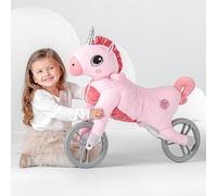 Mondo Toys-My Buddy Wheels Unicorn Balance Bike-biciletta Senza Pedali Peso Fino a 20 kg. -Colore bianco/rosa-25470 Unisex Bambino, Bianco-Rosa, Regolabile