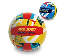MONDO Toys - Palla da gioco volley Beach Volley SOLERO - taglia 5 indoor, outdoor, beach, pvc sponge soft touch, colori assortiti - 13457