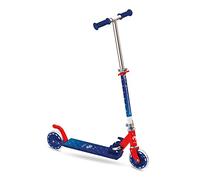 Mondo Toys - SCOOTER FFF Monopattino 2 ruote pieghevole in alluminio con pedana extra grip e manubrio regolabile per bambino bambina Fédération Française de Football - 28682