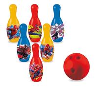 Mondo Toys - Set da Bowling Spiderman per bambini - INCLUDE 1 palla e 6 Birilli tema Spiderman - giocattoli di Sport - gioco per bambini 2 3 4 Anni - 28075