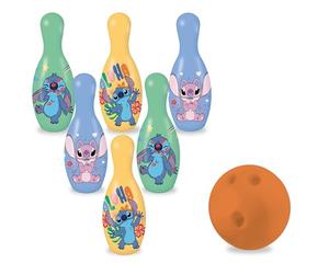 Mondo Toys - Set da Bowling Stitch per Bambini - 1 Palla e 6 Birilli - 28749