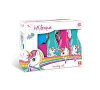Mondo 28526 Hucha cerámica m caquita Unicorn Bowling Set, Assorted, Sin Talla