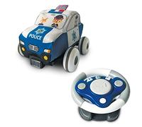 Mondo Toys Soft Sponge Macchina della Polizia IR macchina soft spugna LAVABILE radiocomando volante multi funzione incluso 5 canzoncine per bambini, 2 canzoni per imparare, 18 MIDIS 63736, Multicolore