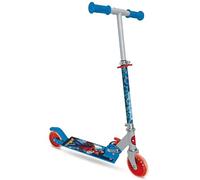 Mondo Toys - SPIDER-MAN MARVEL ALU SCOOTER Monopattino 2 ruote pieghevole in alluminio con pedana extra grip e manubrio regolabile per bambini