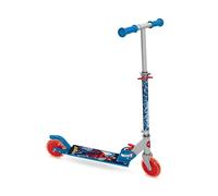 Mondo Toys - SPIDER-MAN MARVEL ALU SCOOTER Monopattino 2 ruote pieghevole in alluminio con pedana extra grip e manubrio regolabile per bambini