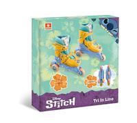 Mondo Toys - STITCH 3IN LINE SKATES Pattini in linea doppia funzione regolabili da 29 al 32-28755