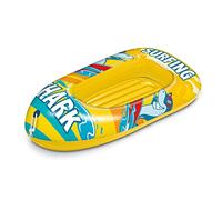 Mondo Toys - Surfing Shark Boat - Canotto con Base Gonfiabile , Gommone per Bambini, Misura 112 cm - PVC Termosaldato Resistente - 16922