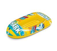 Mondo Toys - Surfing Shark Boat - Canotto con Base Gonfiabile , Gommone per Bambini, Misura 112 cm - PVC Termosaldato Resistente - 16922