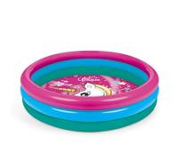 Mondo Toys - Unicorn | 3 Rings Pool - Piscina gonfiabile per bambini 3 anelli - diametro 100 cm - capacità 84 Lt. - 16729