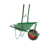Carriola ribaltabile per edilizia lt.75 - vasca verde zincata saldata lt.75 spes