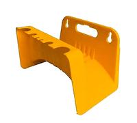 Mondo Viro Portatubo a sella da muro in plastica per tubi da 25 o 30 metri (Giallo)