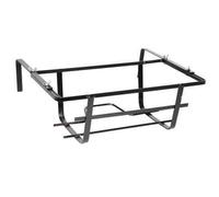 MONDO VIRO Portavasi Premium da balcone in ferro battuto in varie dimensioni - resistenti regolabile verniciatura resistente (Basic Regolabile 50cm)