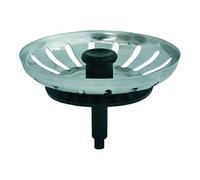 Mondo Viro Tappi piletta universali per cucina, bagno, vasche da bagno e lavabi (2, Tappo basket a scatto)