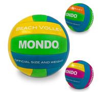 Mondo Toys - Pallone da Beach Volley BEACH - size 5 pallavolo - 270 g - Colore giallo / arancione / blu / fucsia - 13037