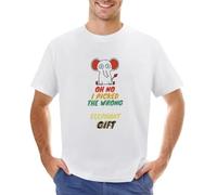 MOnDOuTA Oh No I Picked The Wrong White Elephant T-Shirt White M