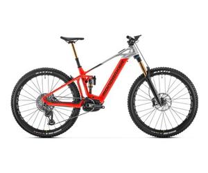 Mondraker crafty carbon rr mtb elettrica a sospensione completa sram gx t type 12s 750 wh 29 red grey 2024