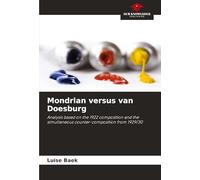 Mondrian versus van Doesburg: Analysis based on the 1922 composition and the simultaneous counter-composition from 1929/30