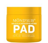 Mond'Sub Dischetti Esfolianti con Acido Salicilico, Dischetti Detergenti con Acido Salicilico