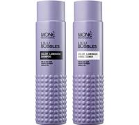 MONÉ PROFESSIONAL - Set Shampoo e Balsamo per Capelli Biondi e Decolorati - Cura per Capelli Secchi e Danneggiati - Nutre, Idrata e Protegge per un Colore Radioso - 2x300 ml
