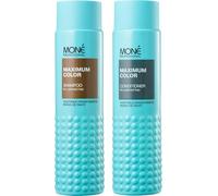 MONÉ PROFESSIONAL Shampoo e Balsamo per Capelli Colorati - Extra lucentezza e vivacità del colore - Cheratina - Rafforza e protegge - per capelli trattati con colore e opachi - 300 ml