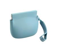 Monedero de silicona - Estuche pequeño de bolsillo para auriculares con cable | Estuche para monedas de 10 x 8 cm/3,94 x 3,15 pulgadas, bolsa de almacenamiento de silicona para mujeres y hombres