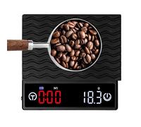 Monemey Bilancia da Caffè, Bilancia da Cucina Digitale Ricaricabile, Espresso Bilancia Precisione con Timer Automatico/manuale, Precisione 2kg/0,1g, Timer da Cucina per Espresso Caffè