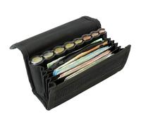 Monepass - Borsa da Cameriere - Cambiamonete in Abs nero - Chiusura Strappo XXL -Versione più dedicata alle Professioni dei Trasporti (fattorino, autisti di autobus, taxi...)