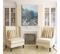 Monet Boulevard des Capucines quadro stampa tela dipinto telaio arredo casa