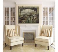 Monet i carbonai design quadro stampa tela dipinto telaio arredo casa
