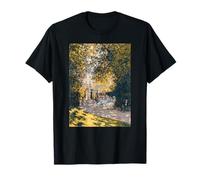 Monet Il Parc Monceau Arte Moderna Pittura Famosa Maglietta