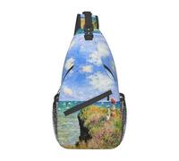 Monet Impressionism-2 Monet Impressionism Zaino a tracolla Borsa a tracolla Borsa a tracolla a tracolla Palestra Ciclismo Viaggio Escursionismo Zaino per uomo Donna