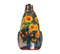 Monet Impressionism-7 Monet Impressionism Zaino a tracolla Borsa a tracolla Borsa a tracolla a tracolla Palestra Ciclismo Viaggio Escursionismo Zaino per uomo Donna