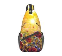 Monet Impressionism-9 Monet Impressionism Zaino a tracolla Borsa a tracolla Borsa a tracolla a tracolla Palestra Ciclismo Viaggio Escursionismo Zaino per uomo Donna