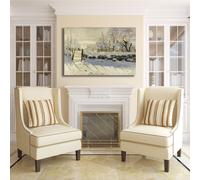 Monet la gazza design quadro stampa tela dipinto telaio arredo casa