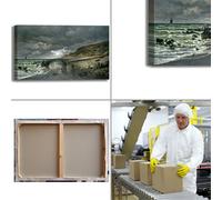 Monet la punta del Hève design quadro stampa tela dipinto telaio arredo casa
