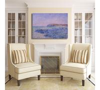 Monet ombre sul mare design quadro stampa tela dipinto telaio arredo casa