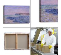 Monet ombre sul mare design quadro stampa tela dipinto telaio arredo casa