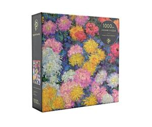 Monet’s Chrysanthemums 1000 Piece Jigsaw Puzzle
