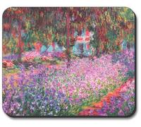 Monet: The Artist's Garden Mouse Pad Piccolo Tappetino Scrivania Comodo Mousepad for Pc Gaming Lavoro 25X30Cm