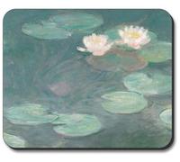 Monet: Water Lilies (Close-Up) Tappetino Scrivania Piccolo Tappetino per Mouse Lavabile Mousepad for Casa Computer Ufficio 25X30Cm