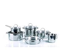 Moneta allegro batteria 10 pezzi in acciaio inossidabile, adatta a tutti i piani di cottura - 8003703175312